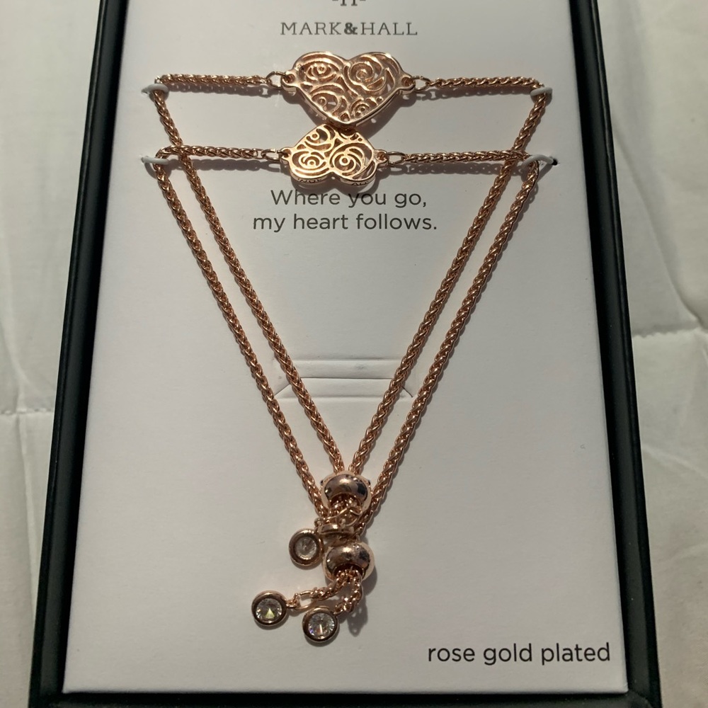 Mark&hall rose gold bracelet